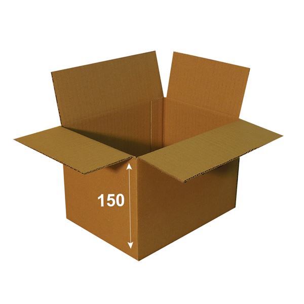 Krabice papírová klopová 3VVL 200 x 150 x 150 mm