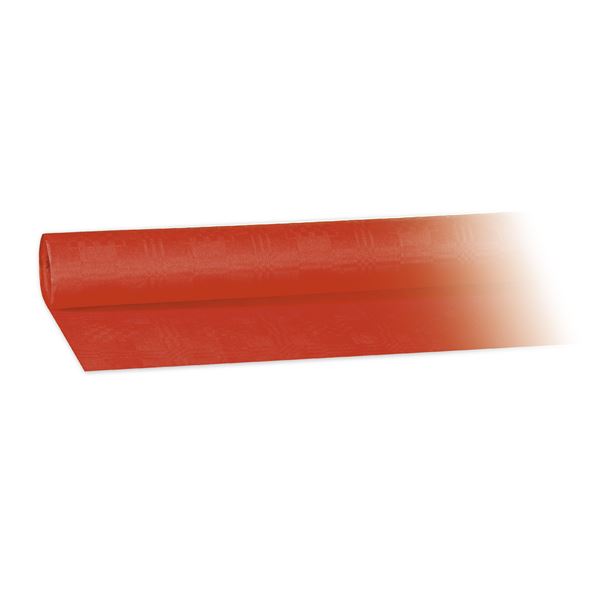 Papírový ubrus rolovaný 8 x 1,2 m - červený
