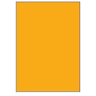 Samolepicí etikety 210 x 297 mm, A4 - reflexní oranžové (100 ks)