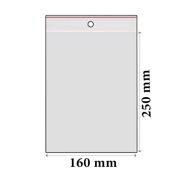 ZIP sáčky LDPE 160 x 250 mm (100 ks)