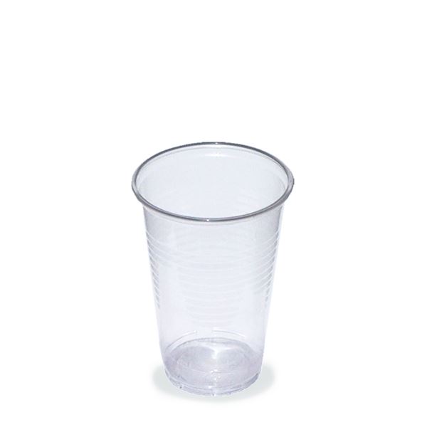 Plastový kelímek 0,2 l (15 ks) - transparentní