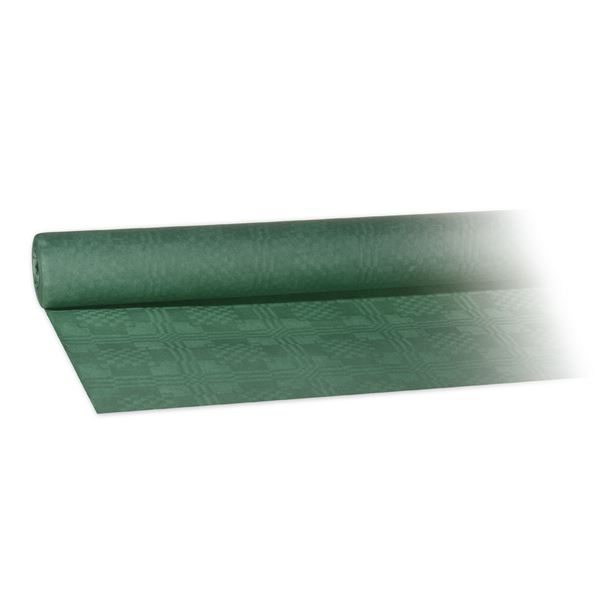 Papírový ubrus rolovaný 8 x 1,2 m - tmavě zelený