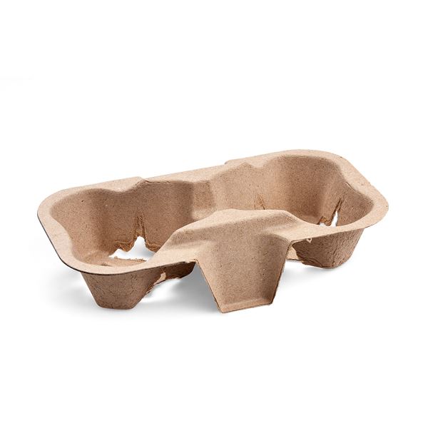 Podnos na 2 kelímky 19 x 11 cm (50 ks)