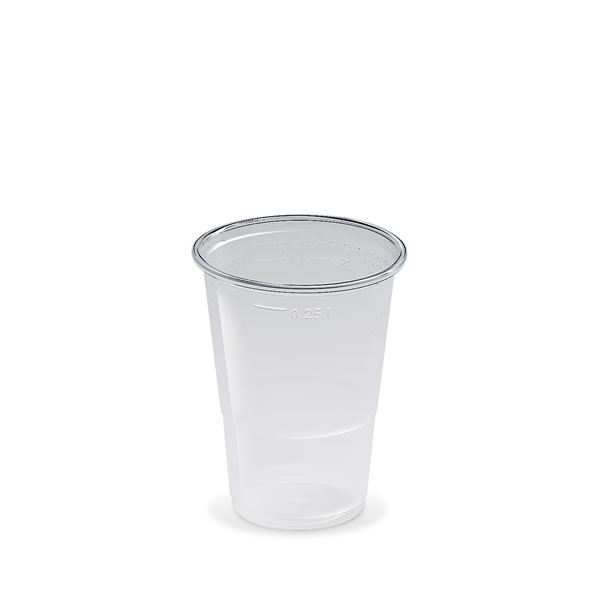 Plastový kelímek PP 0,25 l (50 ks) - transparentní