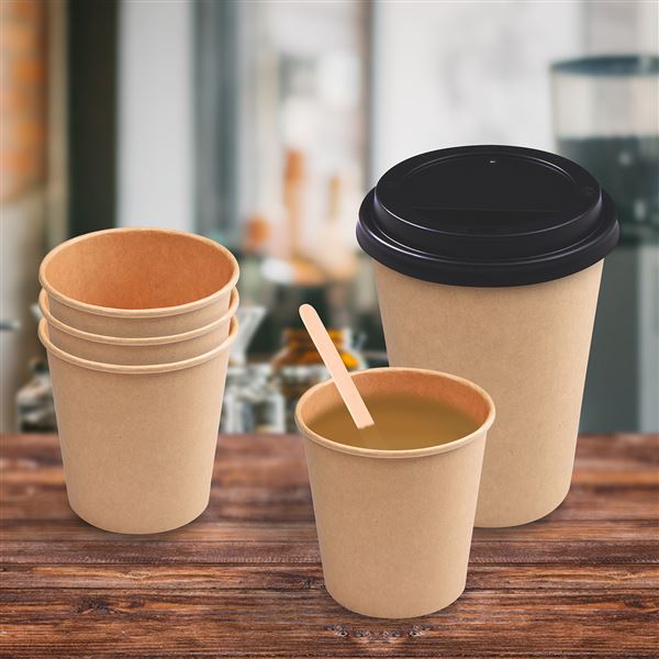 Papírový kelímek kraft 330 ml - ML (50 ks)