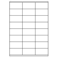 Samolepicí bílé etikety 70 x 36 mm, A4 (100 ks)