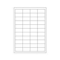 Samolepicí bílé etikety 48,5 x 25,4 mm, A4, 44 etiket, (100 ks)