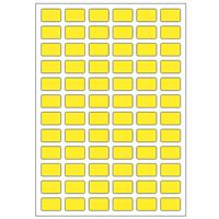 Samolepicí etikety 14 x 9 mm, A6 (10 ks) žluté