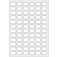 Samolepicí bílé etikety 14 x 9 mm, A6 (15 ks)
