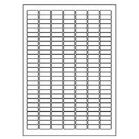 Samolepicí bílé etikety 25,4 x 10 mm, A4 (100 ks)
