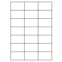 Samolepicí bílé etikety 70 x 42,4 mm, A4 (100 ks)