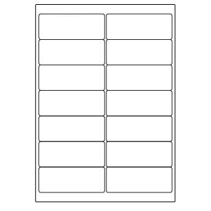 Samolepicí bílé etikety 98 x 38,1 mm, A4 (100 ks)