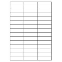 Samolepicí bílé etikety 70 x 20 mm, A4 (100 ks)
