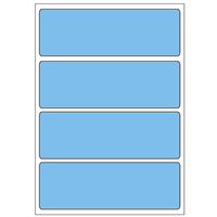 Samolepicí etikety 99 x 33 mm, A6 (10 ks) modré