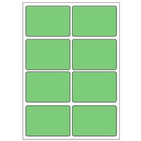 Samolepicí etikety 48 x 33 mm, A6 (10 ks) zelené