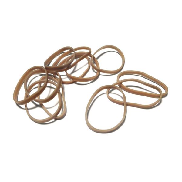 Gumičky silné 5 mm, průměr 4 cm (1 kg) - 80% kaučuk, přírodní