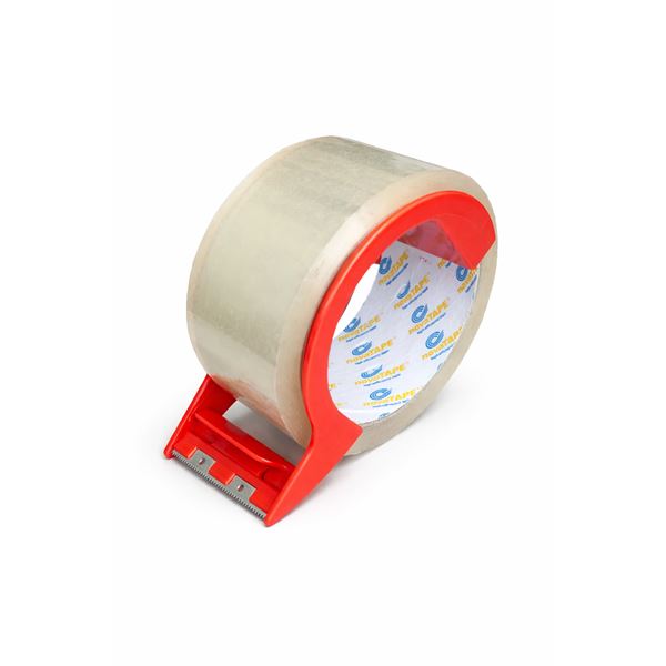 PP lepicí páska novaTAPE 48 mm x 66 m + červený odvíječ