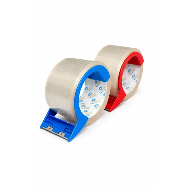 PP lepicí páska novaTAPE 48 mm x 66 m + červený odvíječ