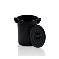 Plastová nádoba 50 l - černý regranulát