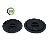 Víko k plastové nádobě 35 l a 50 l - černý regranulát