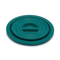 Víko k plastové nádobě 75 l - zelená