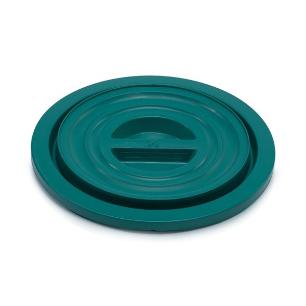 Víko k plastové nádobě 75 l - zelená