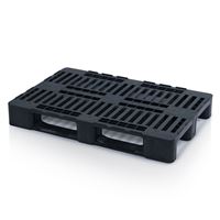 Plastová paleta  EURO H1 regranulát- černá